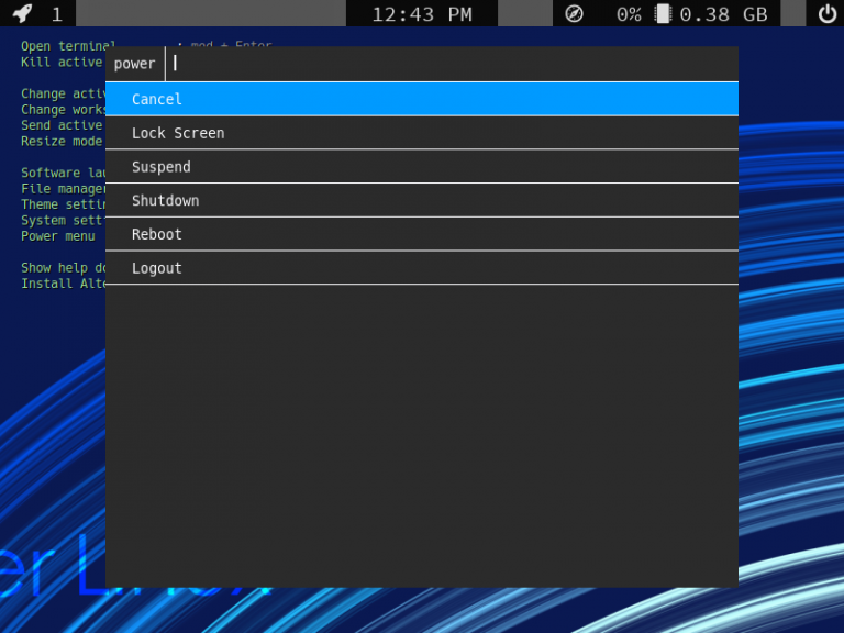 Alter Linux RC1 | FascodeNetwork Blog